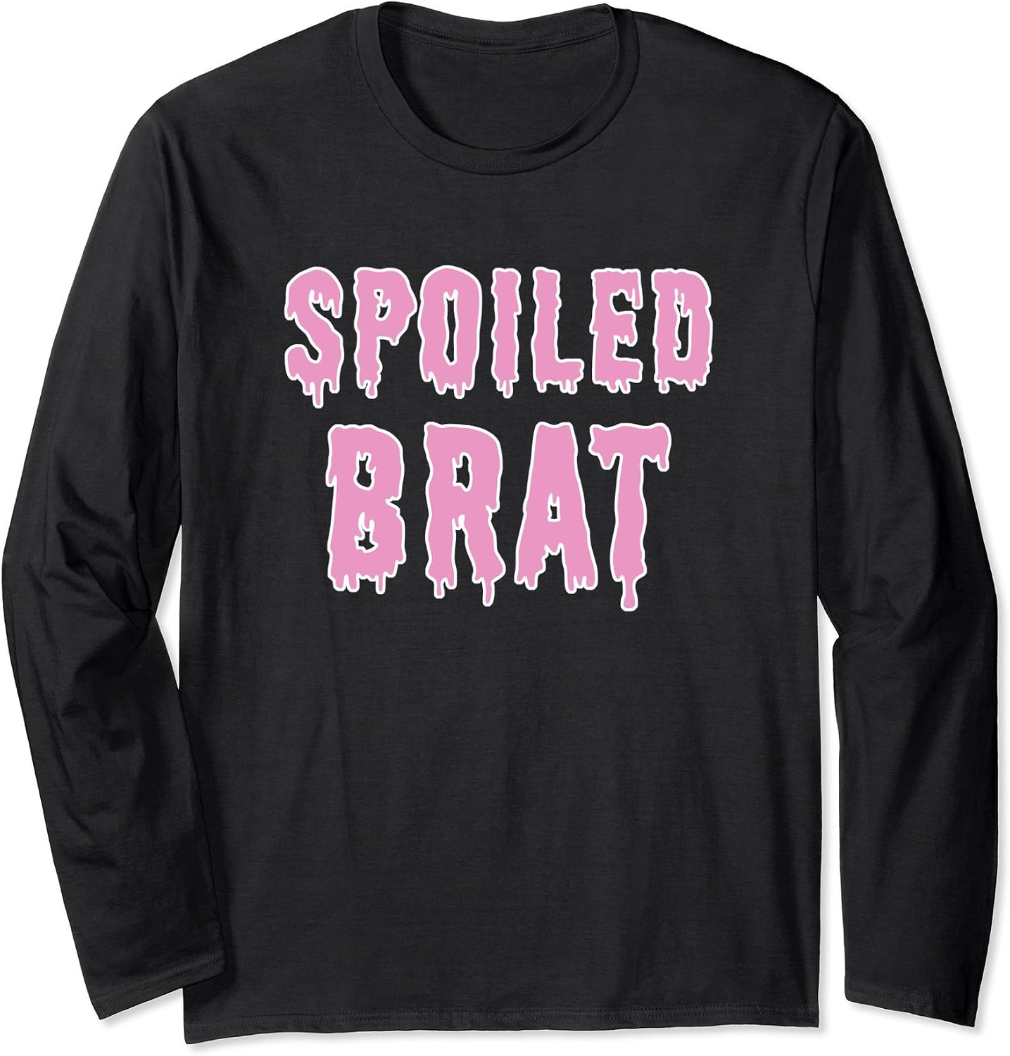 Amazon Spoiled Brat Shirt Drippy Paint Slime Words Aesthetic Shirt Clothing