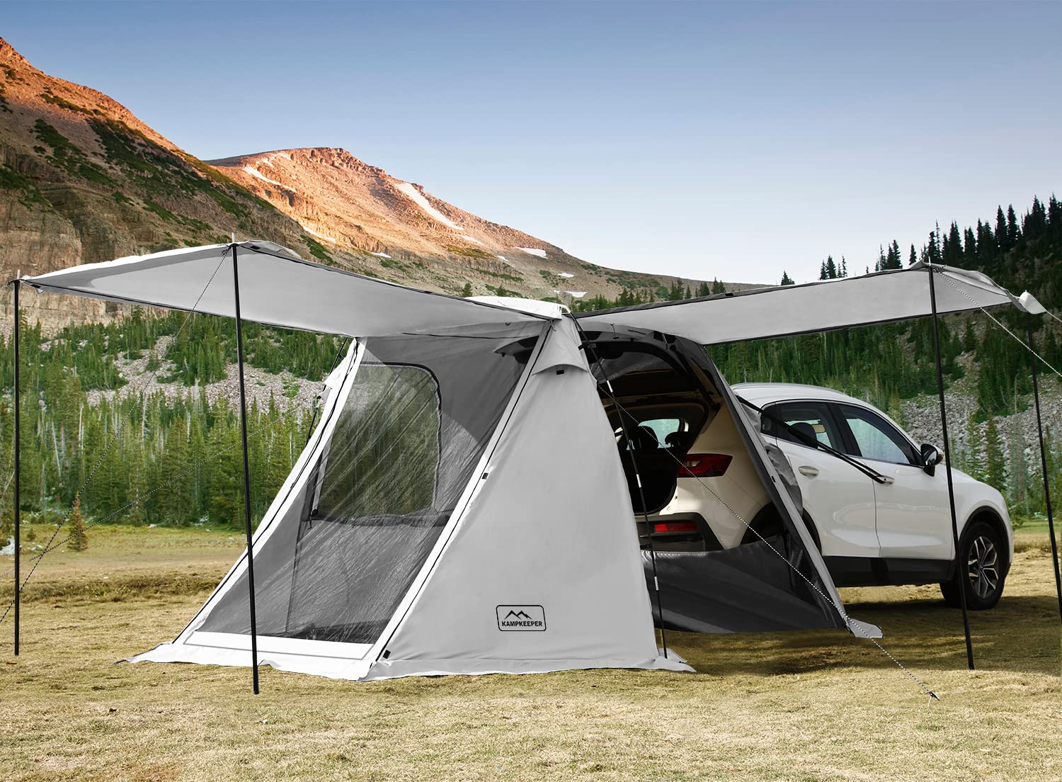 Photo 1 of ** USED**KAMPKEEPER SUV Car Tent, Tailgate Shade Awning Tent for Camping, Vehicle Camping Tents Outdoor Travel (Gray)