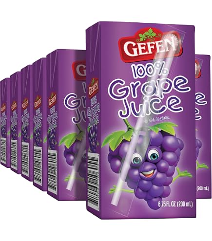 Amazon.com : Gefen Juice Brick Grape 4pk : Fruit Juices : Grocery