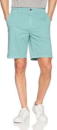 Goodthreads Men's 9" Inseam Flat-Front Comfort Stretch Chino Shorts