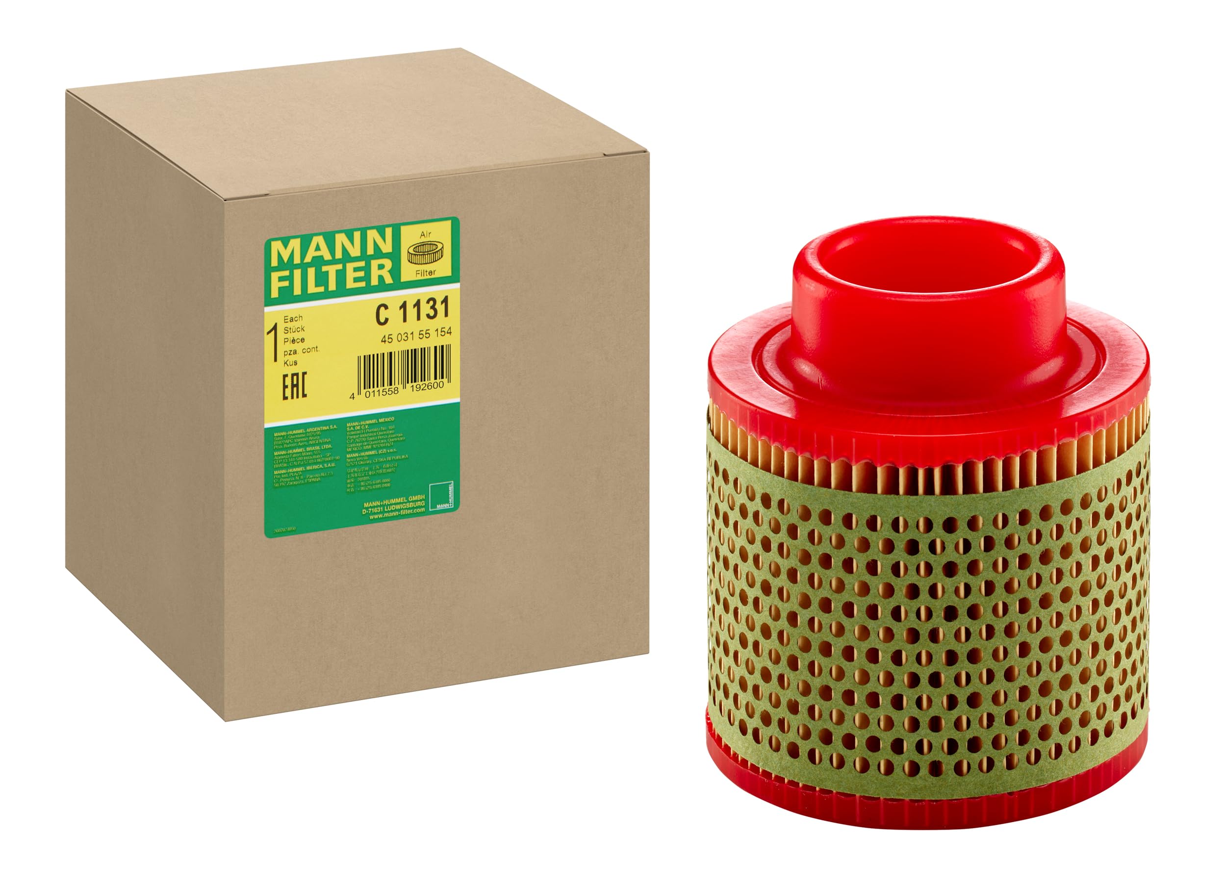MANN-FILTER C 1131 Air Filter - for Off-Highway Applications