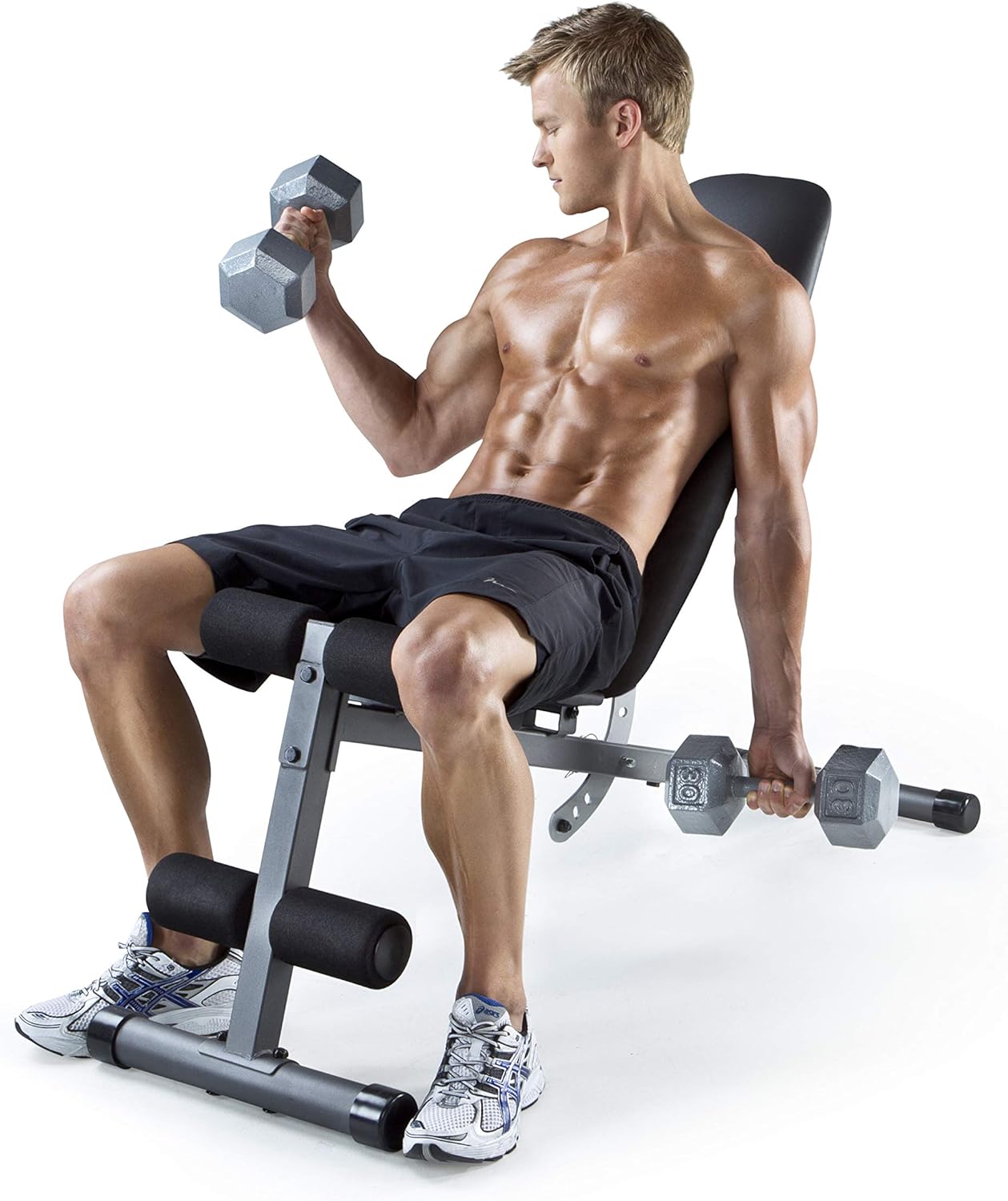 Weider XR 5.9 Slant Bench 6-Position Weight Bench: Sports & Outdoors