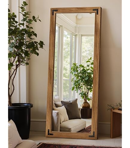 Amazon.com: ZIYOO Full Length Wall Decorative Mirror with Carved