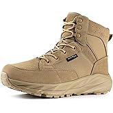 AICALL Lightweight Tactical Boots Men's Waterproof Military Boots Hiking Work Boots 6 Inches Breathable Desert Boots