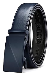 CHAOREN Blue Belt - Mens Belt Leather 1 3/8" for