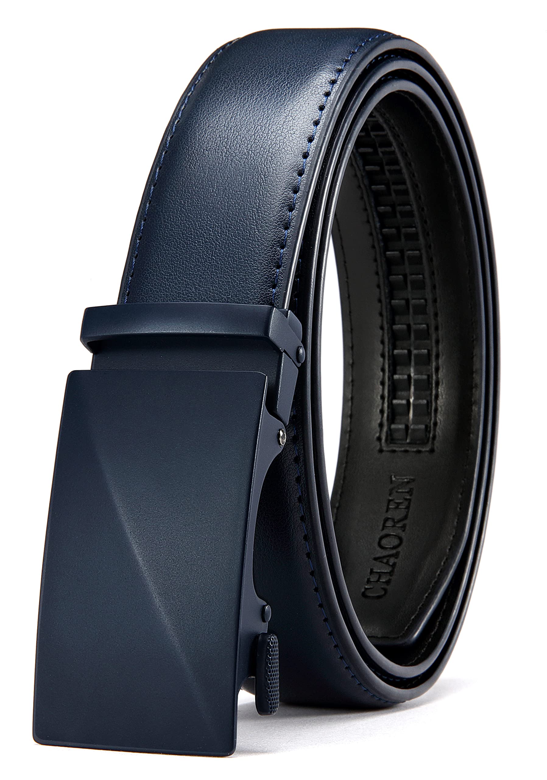 CHAOREN Blue Belt - Mens Belt Leather 1 3/8" for