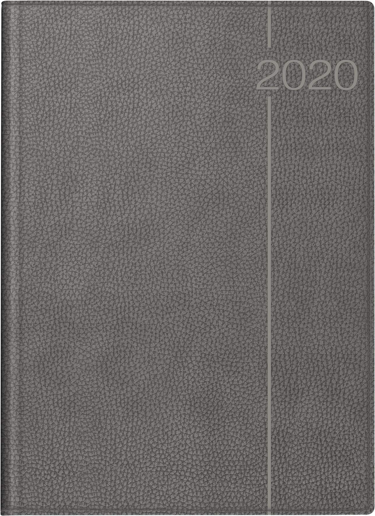 rido/Idé 702750484 Conform, 1 = 1 Book Day – 210x 297 mm Cover Derby Grey Calendar 2018