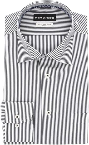 Amazon Co Jp ヨウフクノアオヤマ 洋服の青山 アーバン セッター ブラック Urban Setter Black オールシーズン用 ワイドカラースタイリッシュシャツ Su1007 服 ファッション小物