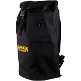 Guardian Fall Protection 00763 Ultra Sack Large Black Canvas Duffel Back Pack