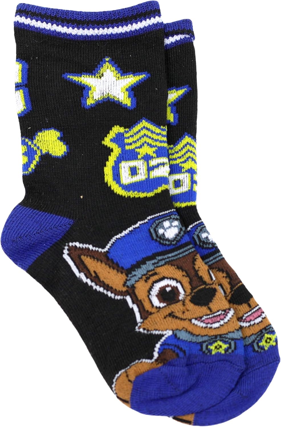 Nickelodeon Boy's Paw Patrol 4 Pack Crew Socks: Clothing