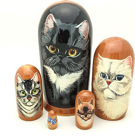 nesting cat dolls