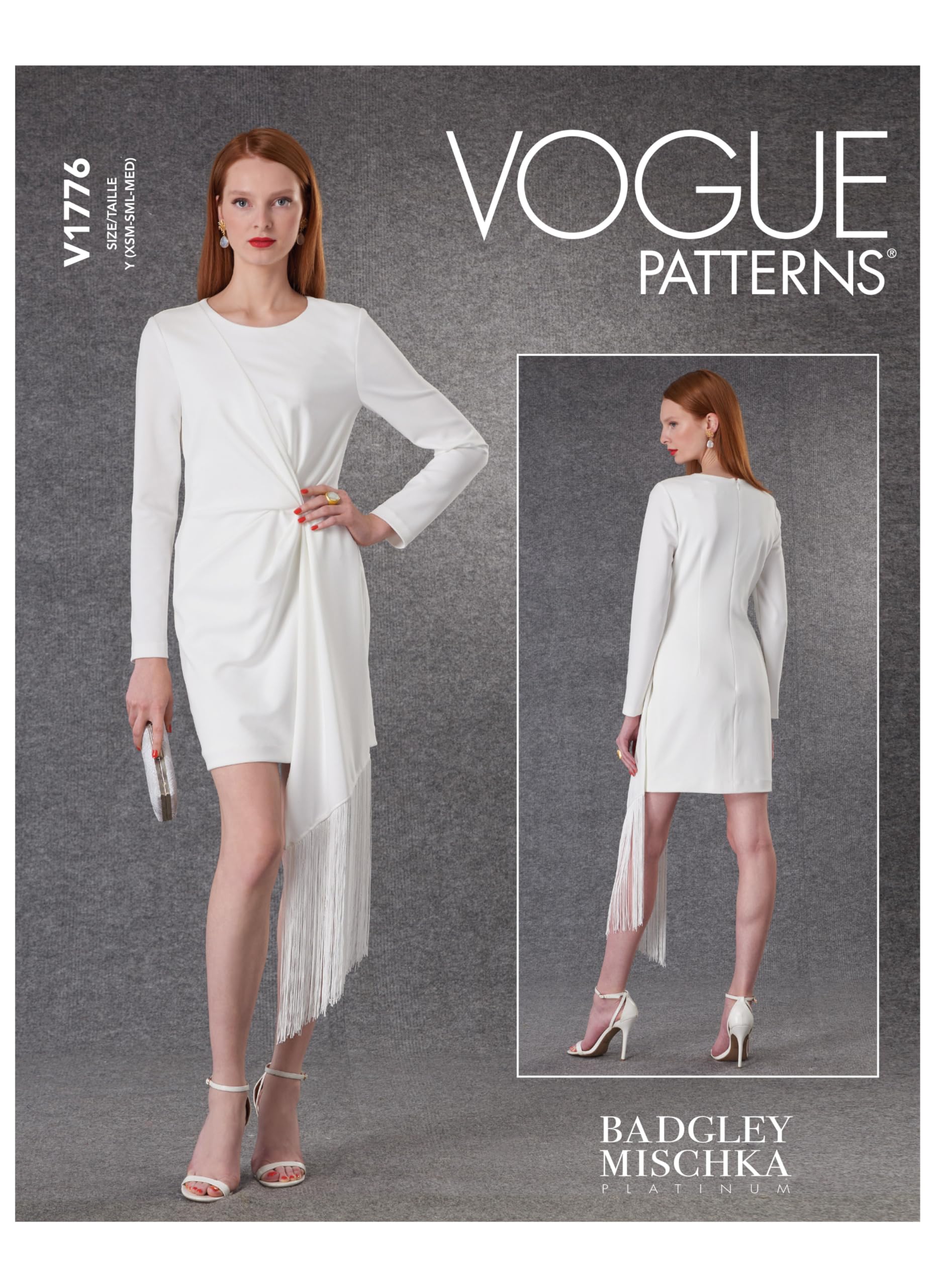 vogue Patterns V1776Y Misses Dress Y (XS-S-M)