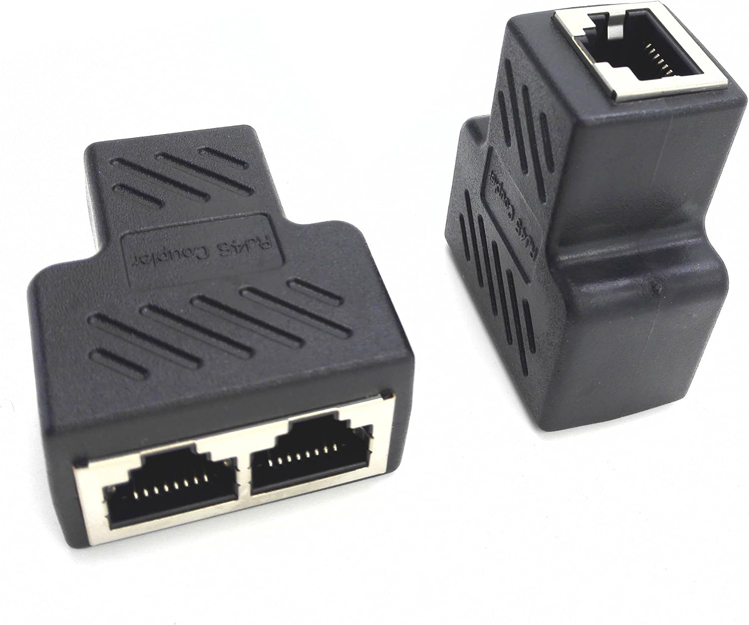 zdyCGTime RJ45 Splitter adapter LAN Connector 1 Female to 2 Female,Suitable for Super category 5 Ethernetï¼category 6 Ethernet.(1Pack) - Image 3