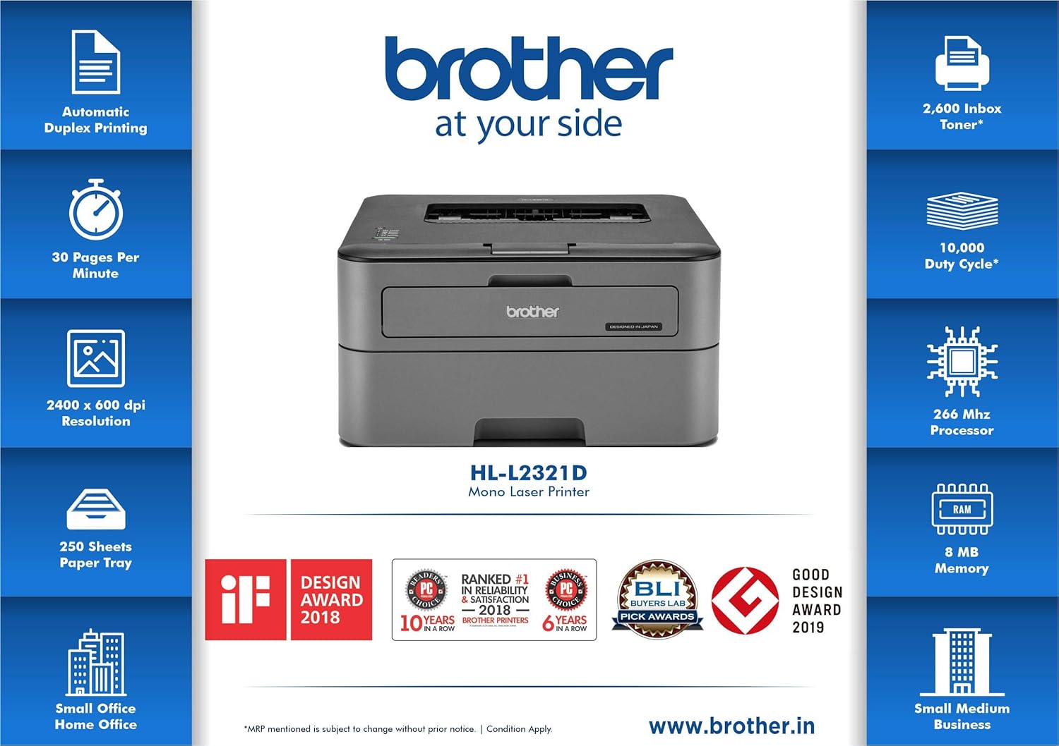 brother printer hl 2321d