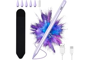 BESKY Stylus Pen for iPad 2018-2023, 15 Minute Fast Charging for Apple Pencil iPad 10/9/8/7/6/A16 & Pro Series 11/12.9 inch and Air M3 11"/13"/5/4/3 Gen with Palm Rejection