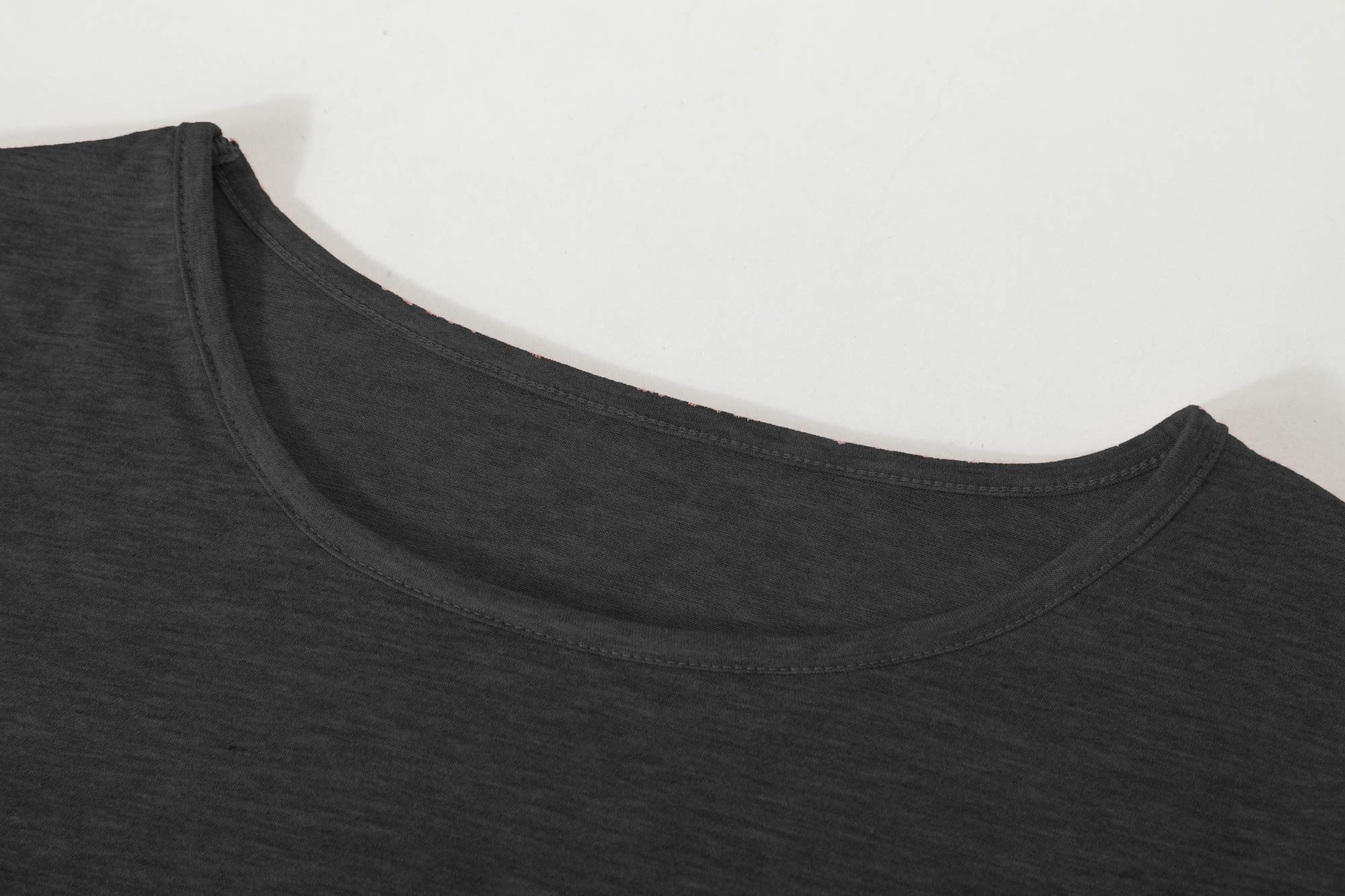 Gititlys Women T Shirts Blouse Long Sleeve Round Neck Shirt Women\'s Clothing M