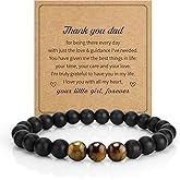 Father‘s Day Gifts from Daughter Thank You Dad Bracelet Birthday Valentines Day Easter Thanksgiving Halloween Retirement New Years Christmas Stocking Stuffers Best Parents Gift Ideas for Dad Daddy