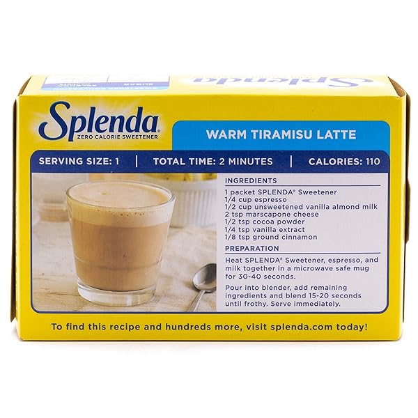SPLENDA ZERO CALORIE SWEETENER, SINGLE-SERVE PACKETS (200 COUNT)