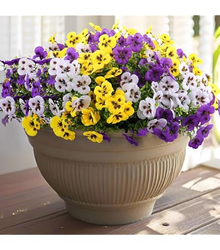 Faux Fleurs Artificielles, 6 Paquets De Plantes à Feuillage De Verdure En Faux Plastique Arbustes Pour Jardin Mariage Exterieur Rose Rouge 92866866