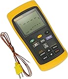 Fluke 54-2 Dual Input Digital Thermometer with USB Recording, 3 AA Battery, -418 to 3212 Degree F Range, 60 Hz Noise Rejection