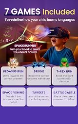 Heromask VR Headset for Kids 5-12 with Language Learning Games view 4