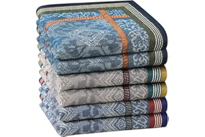 HOULIFE Hankerchieves Men, Cotton Men’s Handkerchiefs, Soft Cotton Hankies