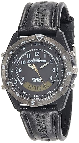 Analog-Digital Black Dial Mens Watch-TW00MF103
