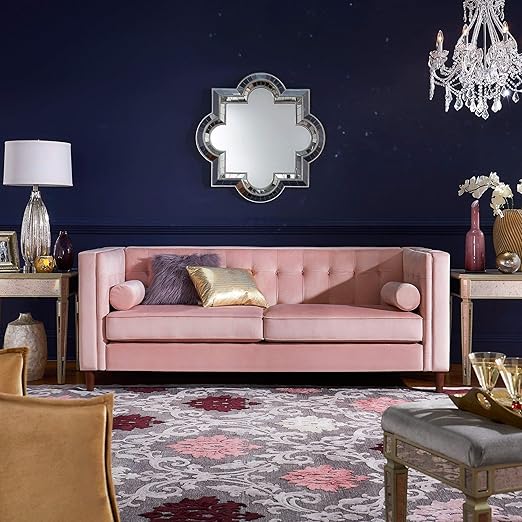 Amazon Com French Glam Modern Style Sofa Upholstered Soft