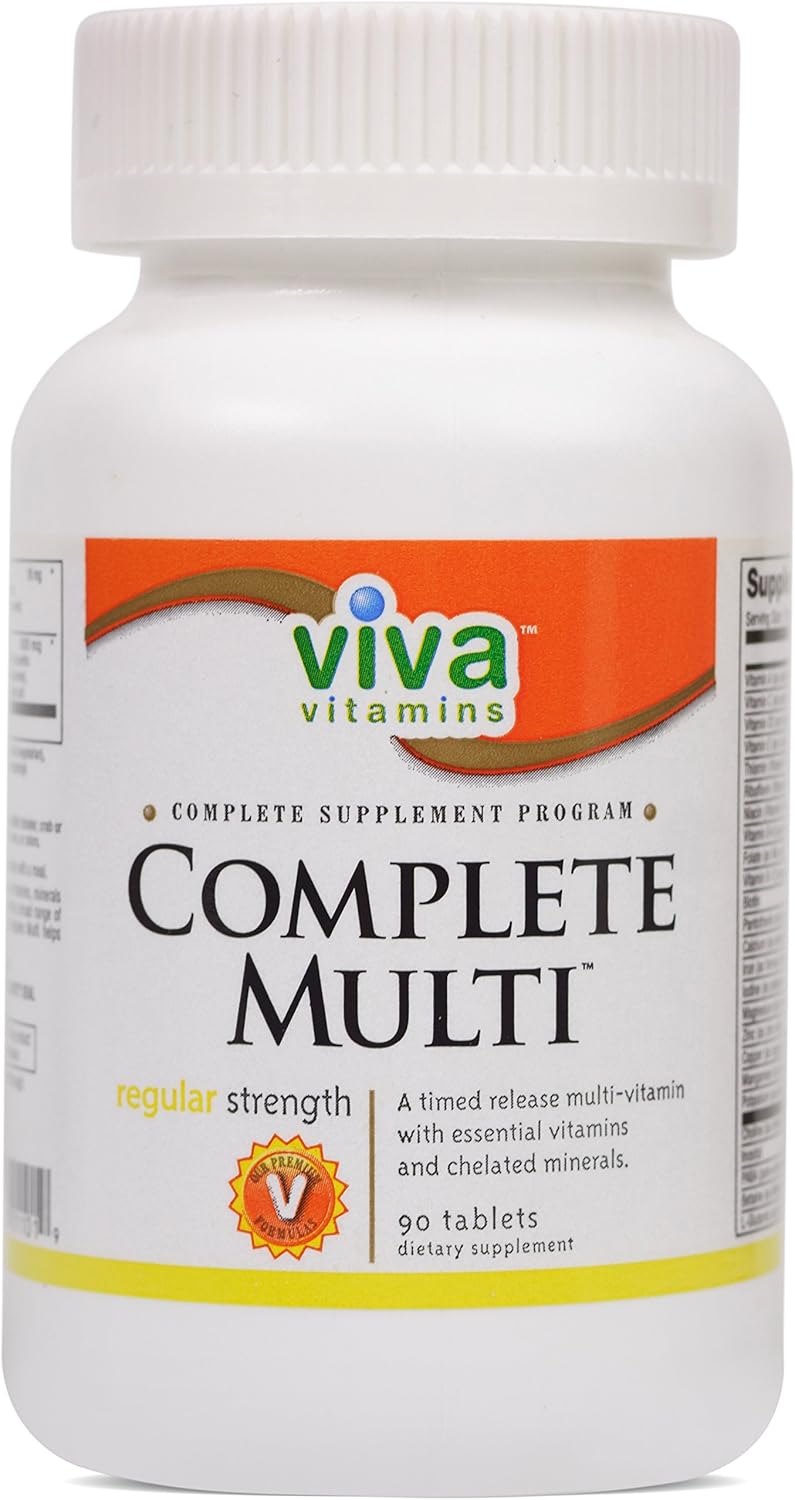 Viva Vitamins Complete Multi Regular Strength (90 tabs) Health & Personal Care
