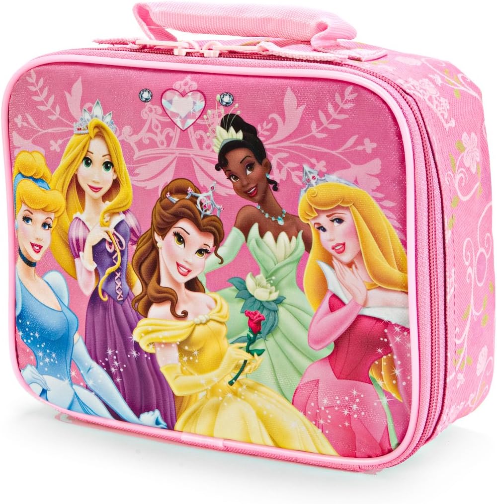 Disney Princess Pink Rectangle Lunch Bag For Girls Amazon.co.uk Toys
