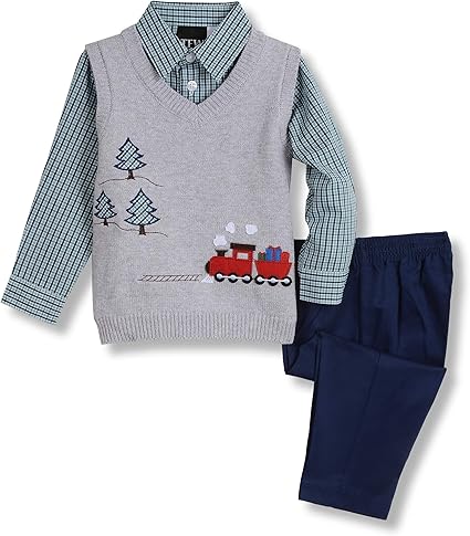 baby boy sweater vest outfits