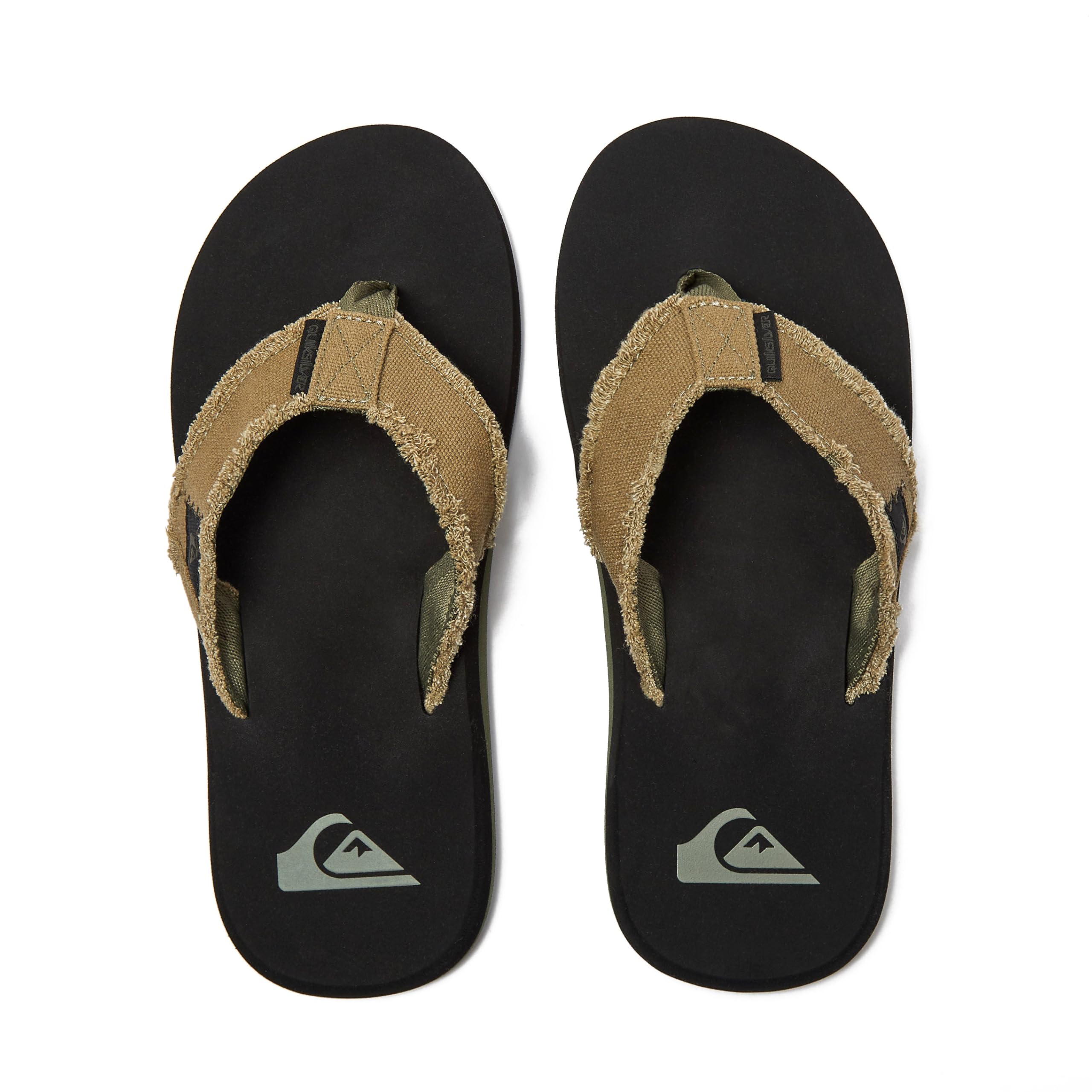 Quiksilver Herren Monkey Abyss Zehentrenner, Schwarz Green Black Brown Xgkc, 44 EU 4