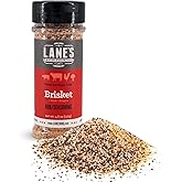 Lane's Brisket Rub for Smoker, 4.6 Oz - All-Natural Brisket Seasoning | BBQ Rubs for Smoking | Perfect for Beef, Chicken, Burger, Steak, and Pork | Made in USA