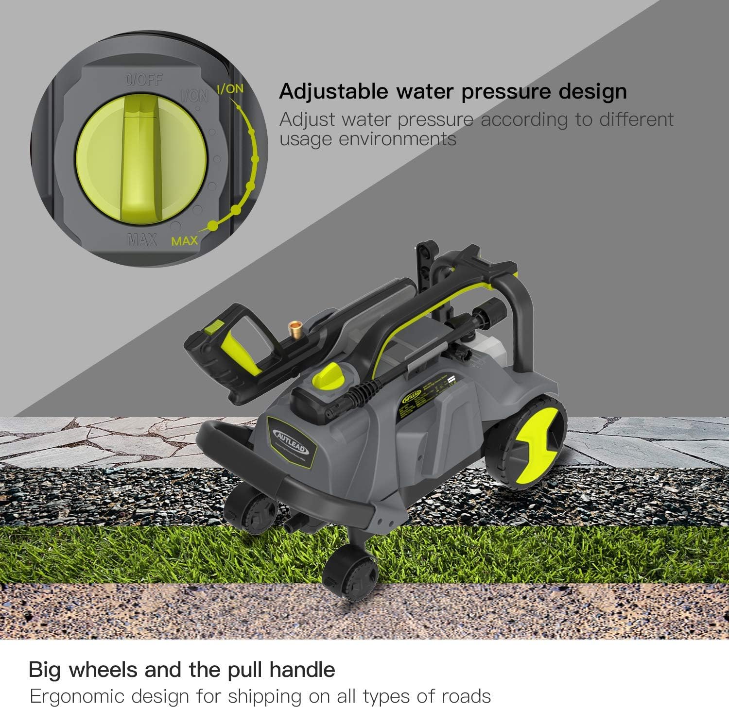 Super Saturday High Pressure Washer AUTLEAD 1800W 140 Bar 468L H