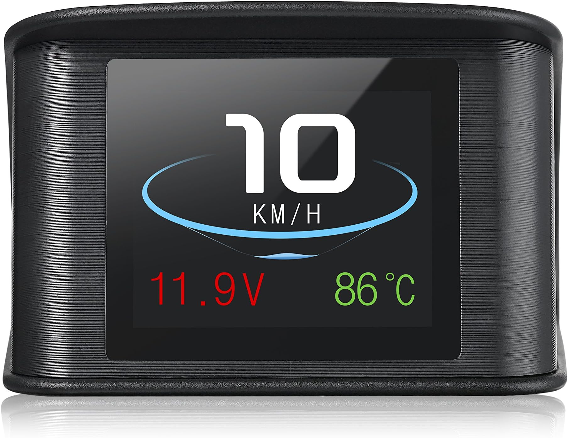 Car HUD Smart Monitor Digital Speedometer with Multicolour LCD, 2.6-inch