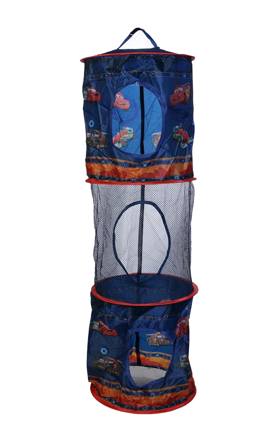 FWQPRA® 3 Layer Hanging Mesh Laundry Bag Clothes Toy Organizer Storage