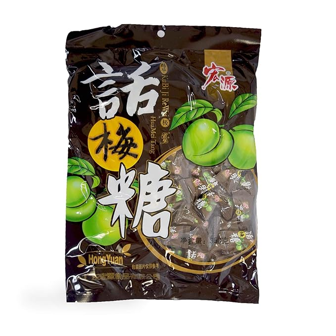 Hongyuan Fruit Candy 宏源 水果糖 350g (Dried Plum Candy话梅糖