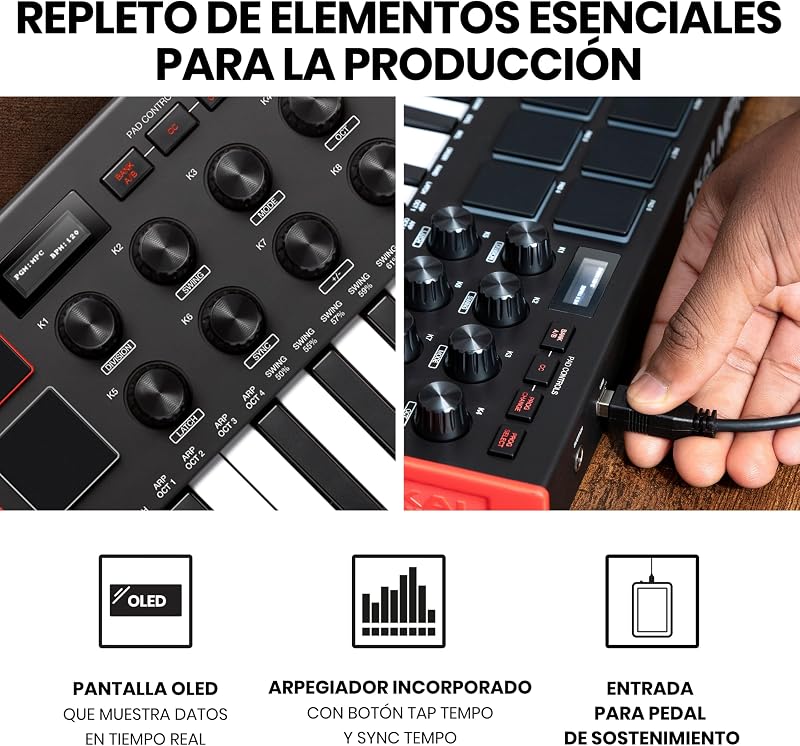 MPK Mini MK3 Teclado Controlador MIDI USB