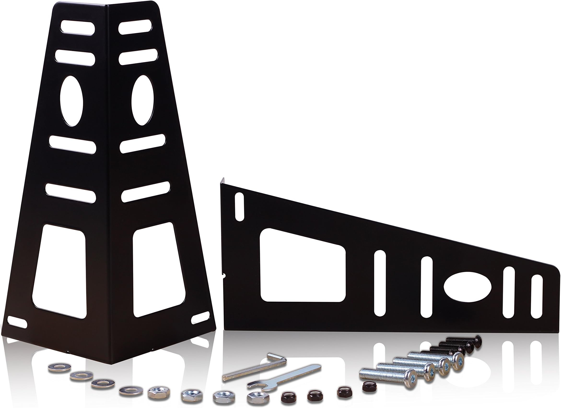 Swascana Headboard/Footboard Brackets/Attachments Multiple Slots with Screws Included, Set of 2