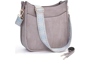 Caitina Women's Shoulder Handbags Fashion Vegan Leather Crossbody Bag Shoulder Purse For Ladies with 2PCS Adjustable Strap