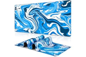 Gaming Mouse Pad, Canjoy Fluid Pattern Mouse Pad 31.5x11.8inch Large Extended Computer Mouse Mat Keyboard Full Desk Mousepad 