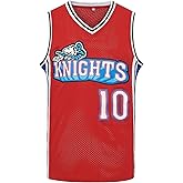 BOROLIN Mens Knights #10 Tracy Reynolds Basketball Jersey