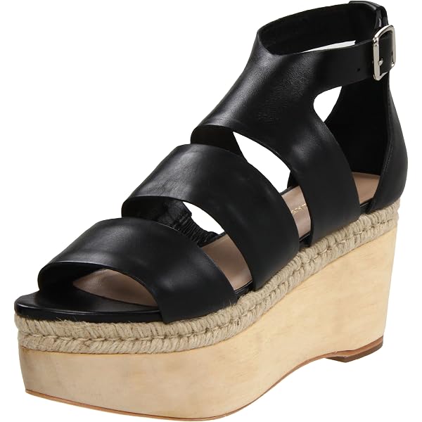 Loeffler Randall Damen Harper Espadrilles – Espadrille Wedge Mit Knöchelriemen