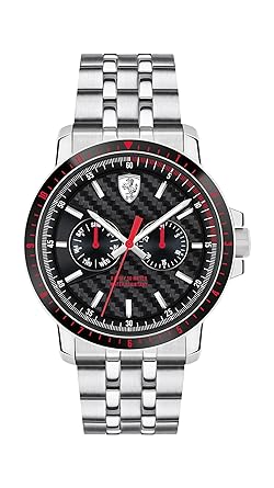 Scuderia Ferrari Turbo Analog Black Dial Mens Watch - 0830453