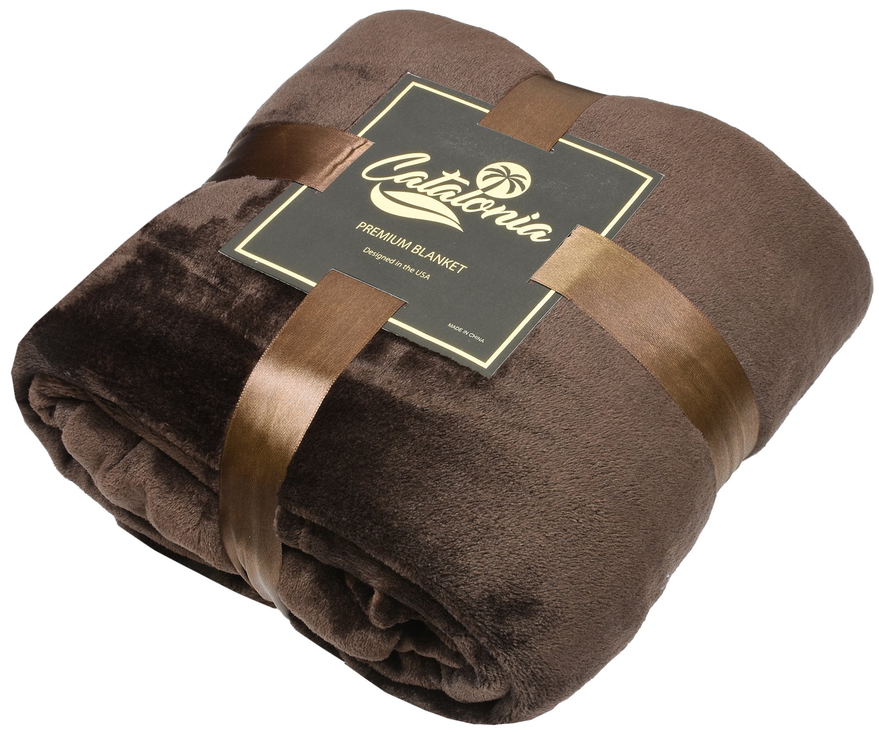 Adults Wearable Blanket with Sleeves Arms,Soft Cozy Plush Fleece Wrap Throws Blanket Robe for Women and Men Brown By Catalonia