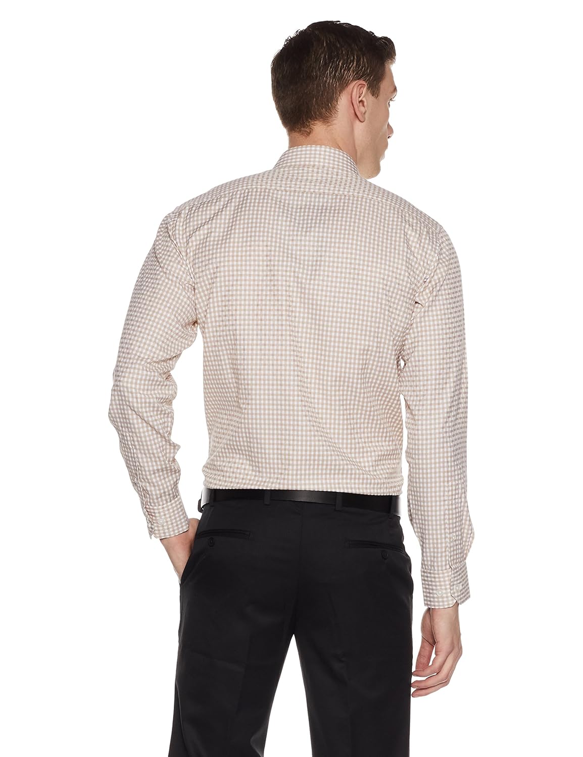 symbol amazon brand men's regular fit formal shirt