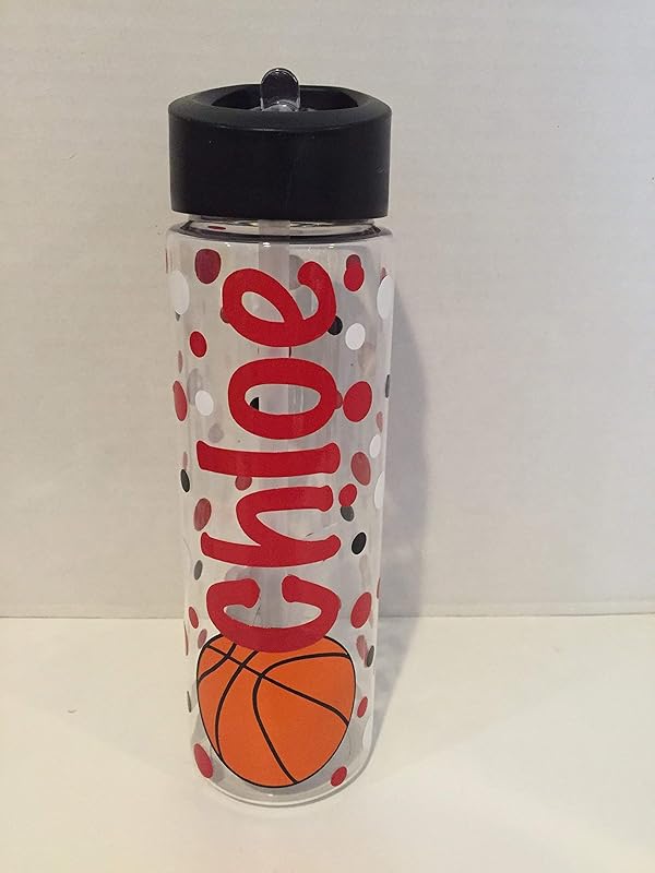 Personalized Basketball Water Sport Drink Bottle 24 ounce