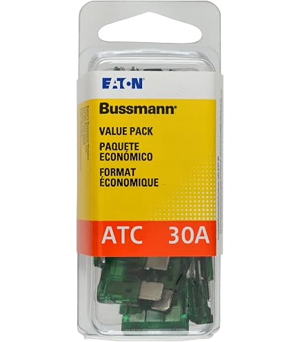 5 Pack 30 Amp ATC/ATO Standard Blade Fuses – For Car, Truck, Boat, RV, Marine