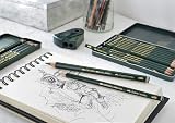 Faber-Castell 9000 Art Set 12 Graphite Pencils in Stylish Tin 8B to 2H view 4