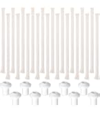 CustomyLife 15 PCS 1/4 Inch Oil Lamp Wicks - 0.5FT Cotton Braided Replacement For Tiki Torches, Lanterns - View #2